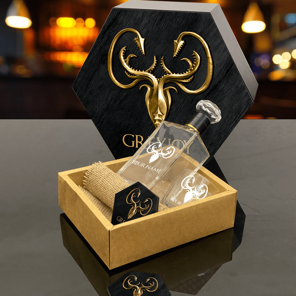 Sportswearmerch Greyjoy Got Personalized Whisky Decanter Set