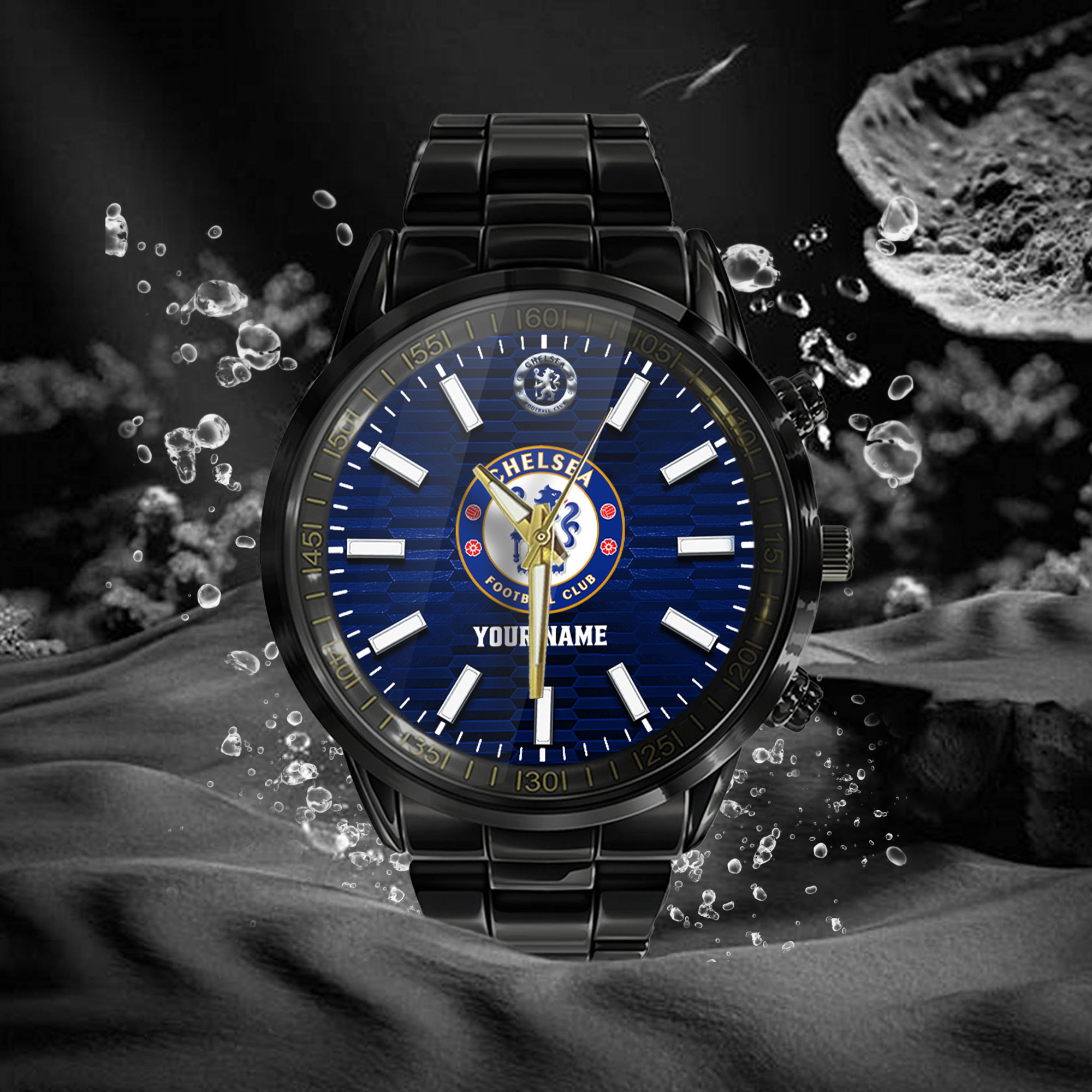 Sportswearmerch Chelsea EPL Personalized Men Hand Watch Gifts For Fans Sportswearmerch