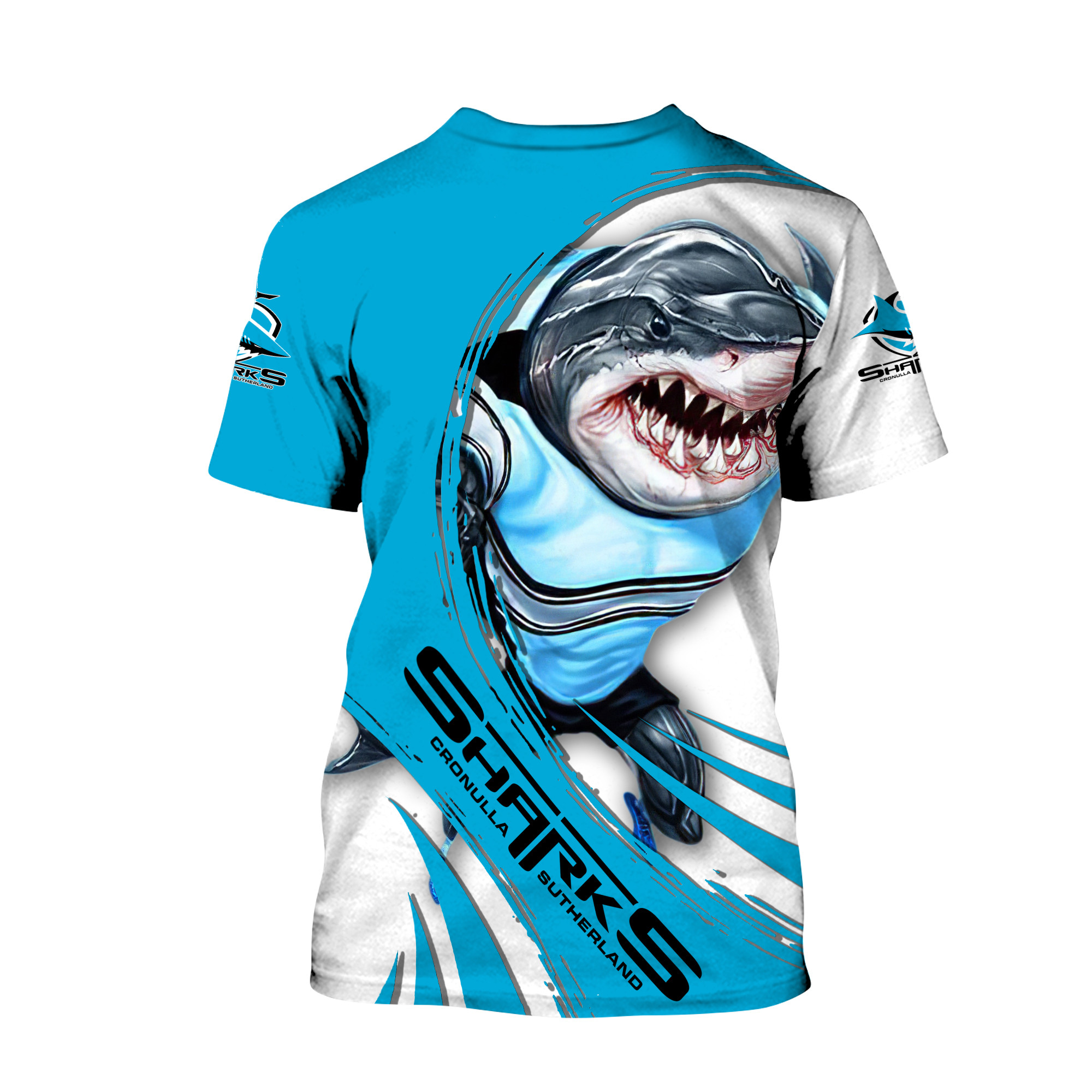 Sportswearmerch Cronulla-sutherland Sharks Nrl 3d Designs - Sportswearmerch