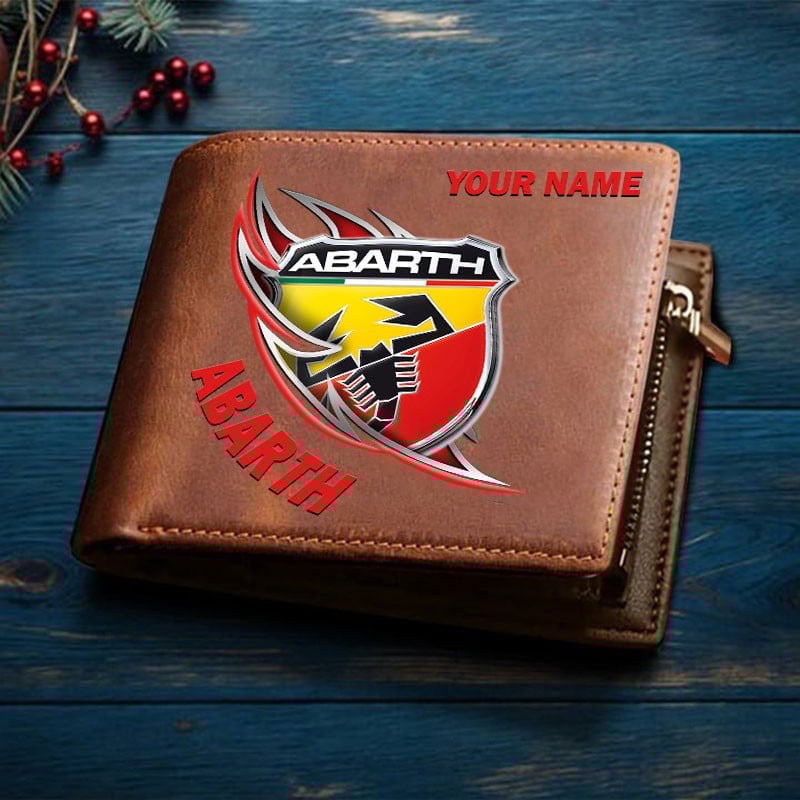 Sportswearmerch Abarth Car New Man Folded Wallet Gifts For Fan