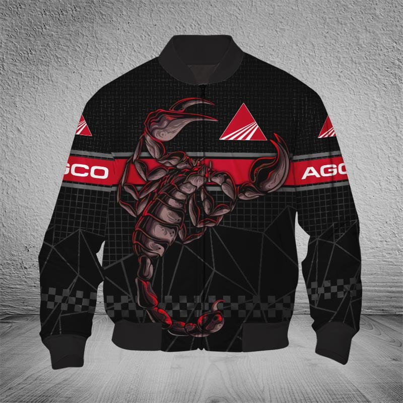 Sportswearmerch AGCO Allis Tractor Bomber Jacket For Fan