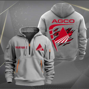 Sportswearmerch AGCO Allis Tractor Personalized Half Zip Hoodie For Fan