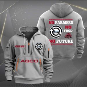 Sportswearmerch AGCO Allis Tractor Personalized Half Zip Hoodie For Fan