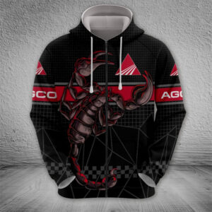 Sportswearmerch AGCO Allis Tractor Zip Hoodie For Fan