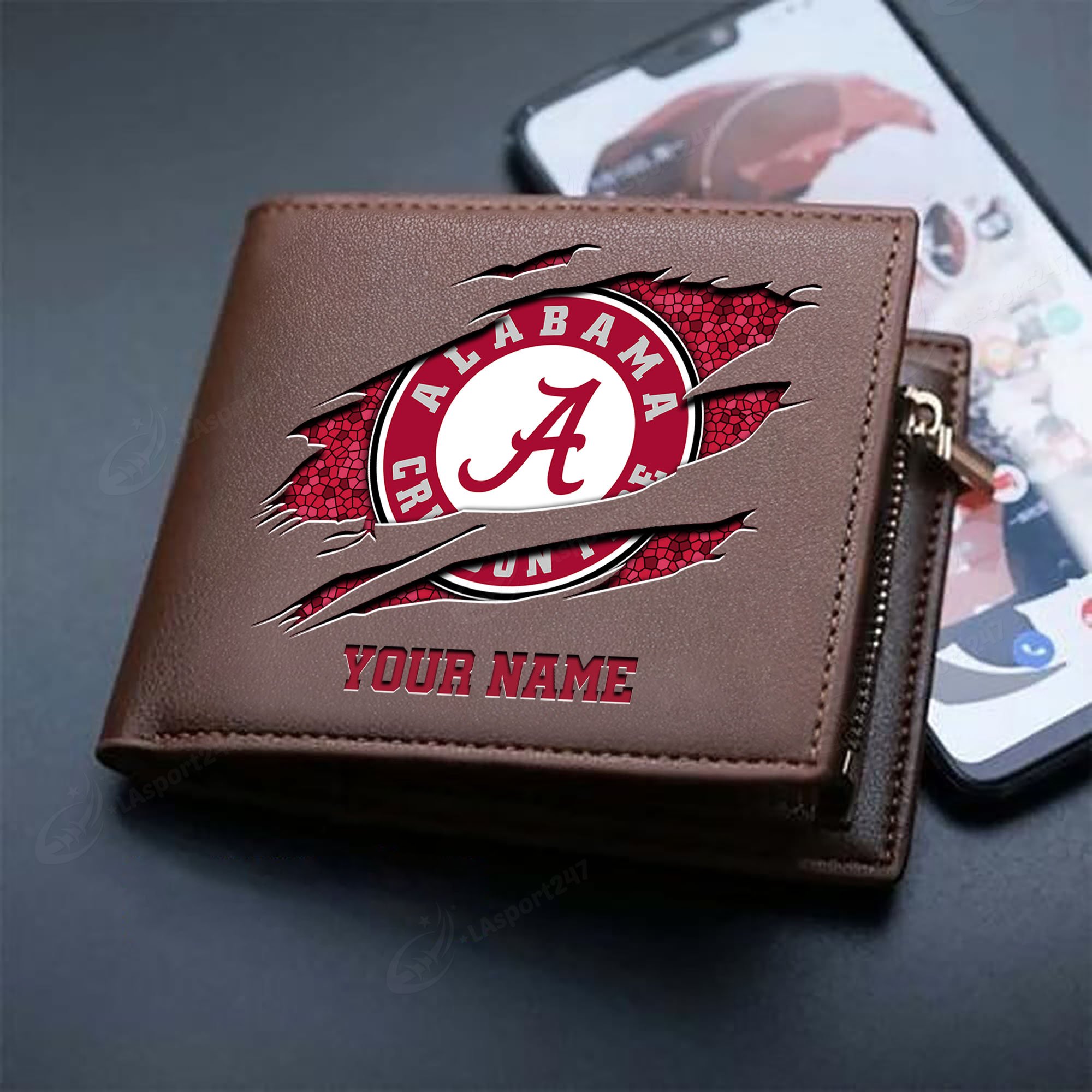 Sportswearmerch Alabama Crimson Tide NCAA Men Wallet For Fan