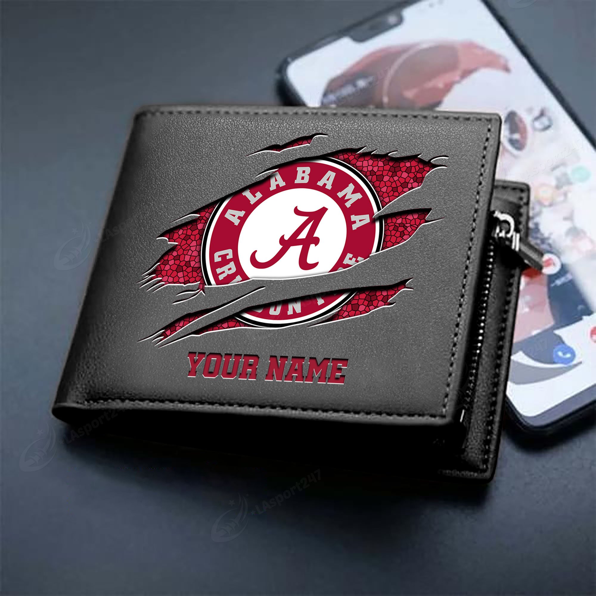 Sportswearmerch Alabama Crimson Tide NCAA Men Wallet For Fan