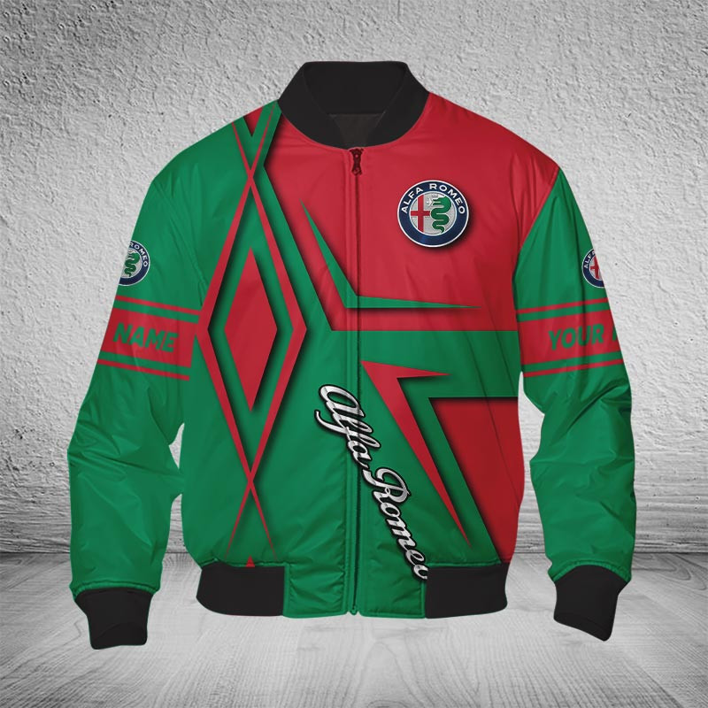 Sportswearmerch Alfa Romeo Car Bomber Jacket For Fan