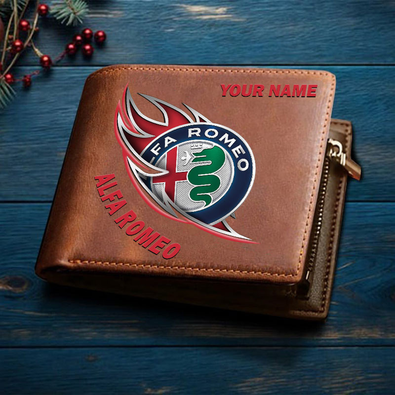 Sportswearmerch Alfa Romeo Car New Man Folded Wallet Gifts For Fan