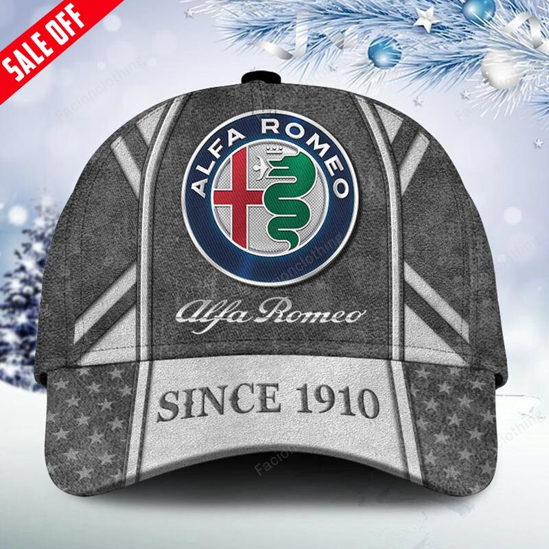 Sportswearmerch Alfa Romeo Car Personalized Cap For Fan