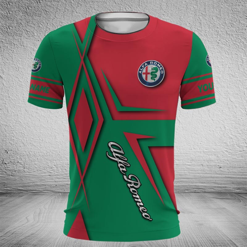 Sportswearmerch Alfa Romeo Car T-shirt For Fan