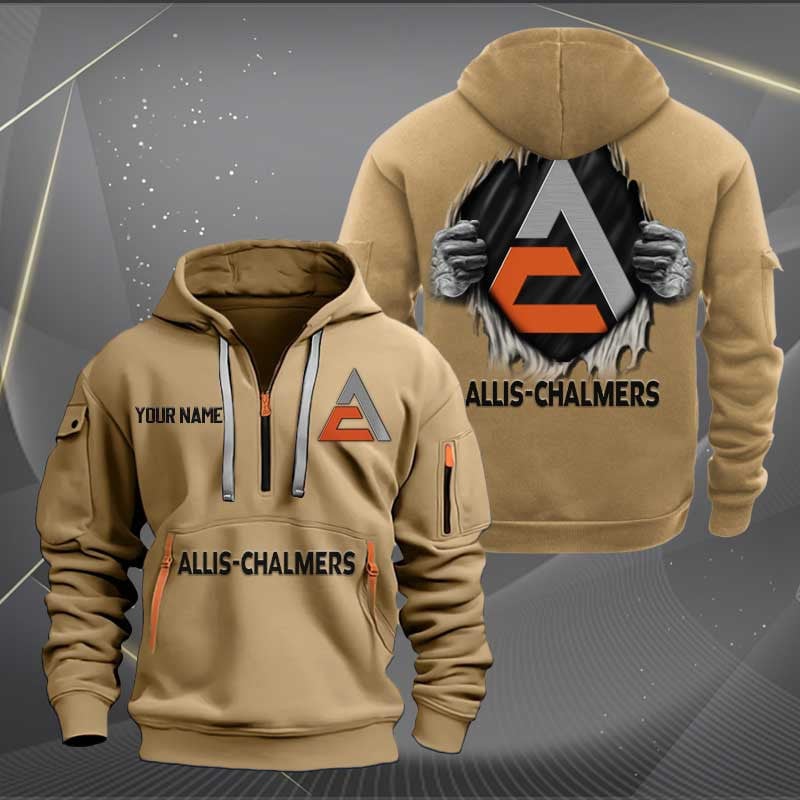 Sportswearmerch Allis Chalmers Car Personalized Half Zip Hoodie For Fan