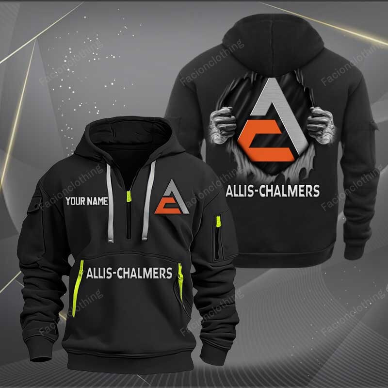 Sportswearmerch Allis Chalmers Car Personalized Half Zip Hoodie For Fan