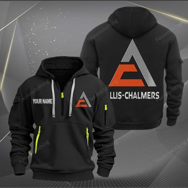 Sportswearmerch Allis Chalmers Tractor Half Zip Hoodie For Fan