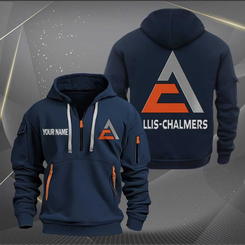 Sportswearmerch Allis Chalmers Tractor Half Zip Hoodie For Fan