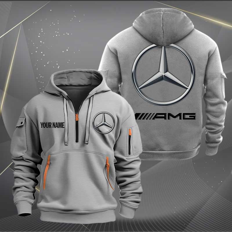 Sportswearmerch AMG Car Personalized Half Zip Hoodie For Fan