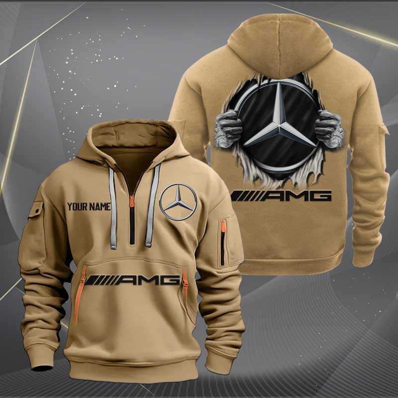 Sportswearmerch AMG Car Personalized Half Zip Hoodie For Fan