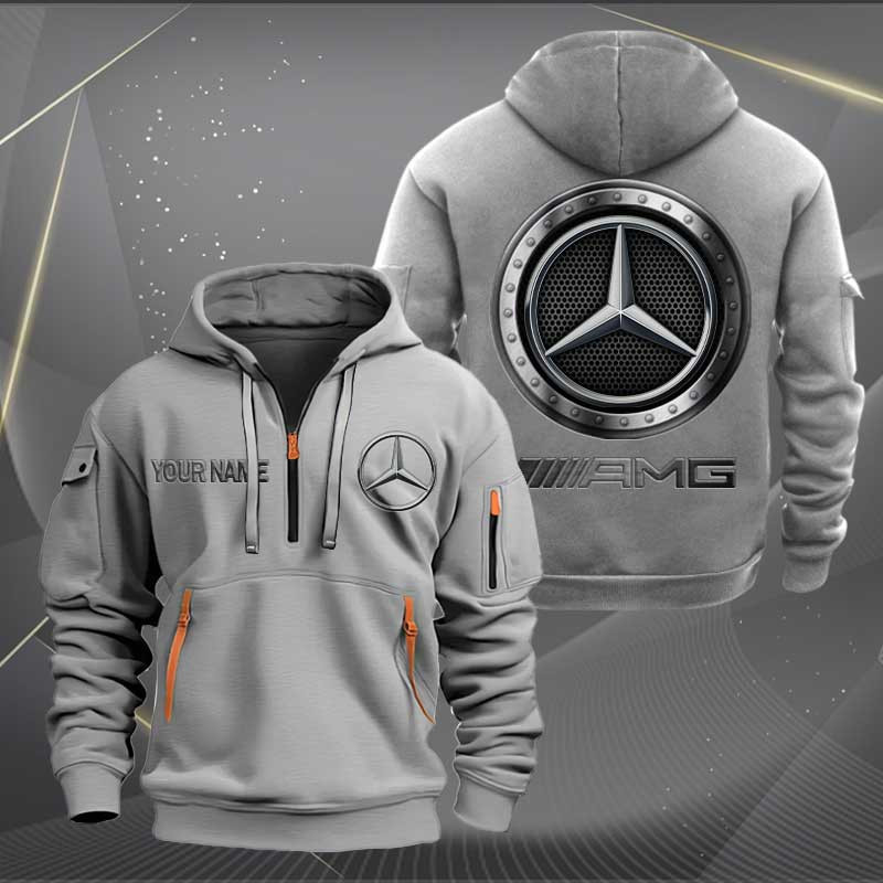 Sportswearmerch AMG Car Personalized Half Zip Hoodie For Fan