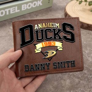 Sportswearmerch Anaheim Ducks NHL Folded Wallet For Fan