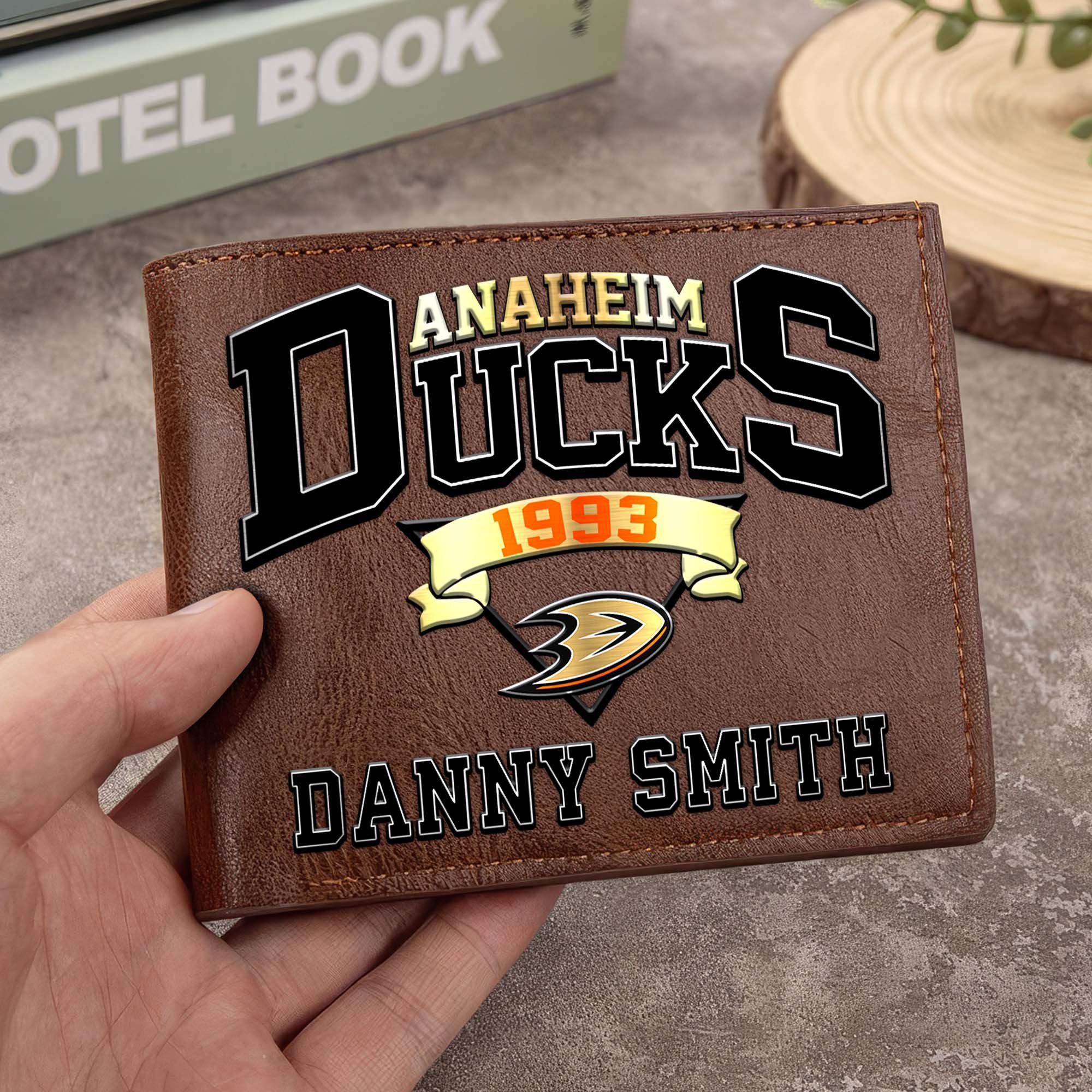 Sportswearmerch Anaheim Ducks NHL Folded Wallet For Fan