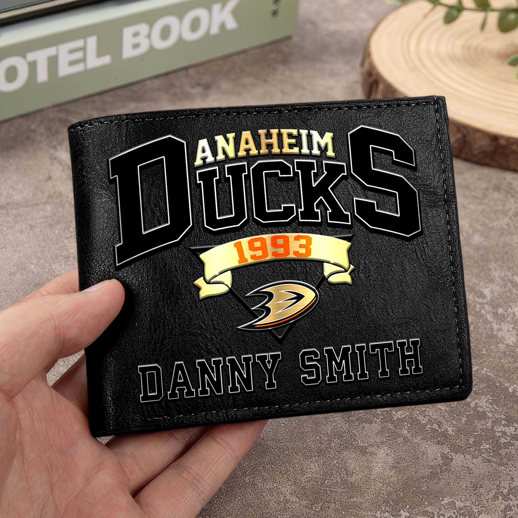 Sportswearmerch Anaheim Ducks NHL Folded Wallet For Fan