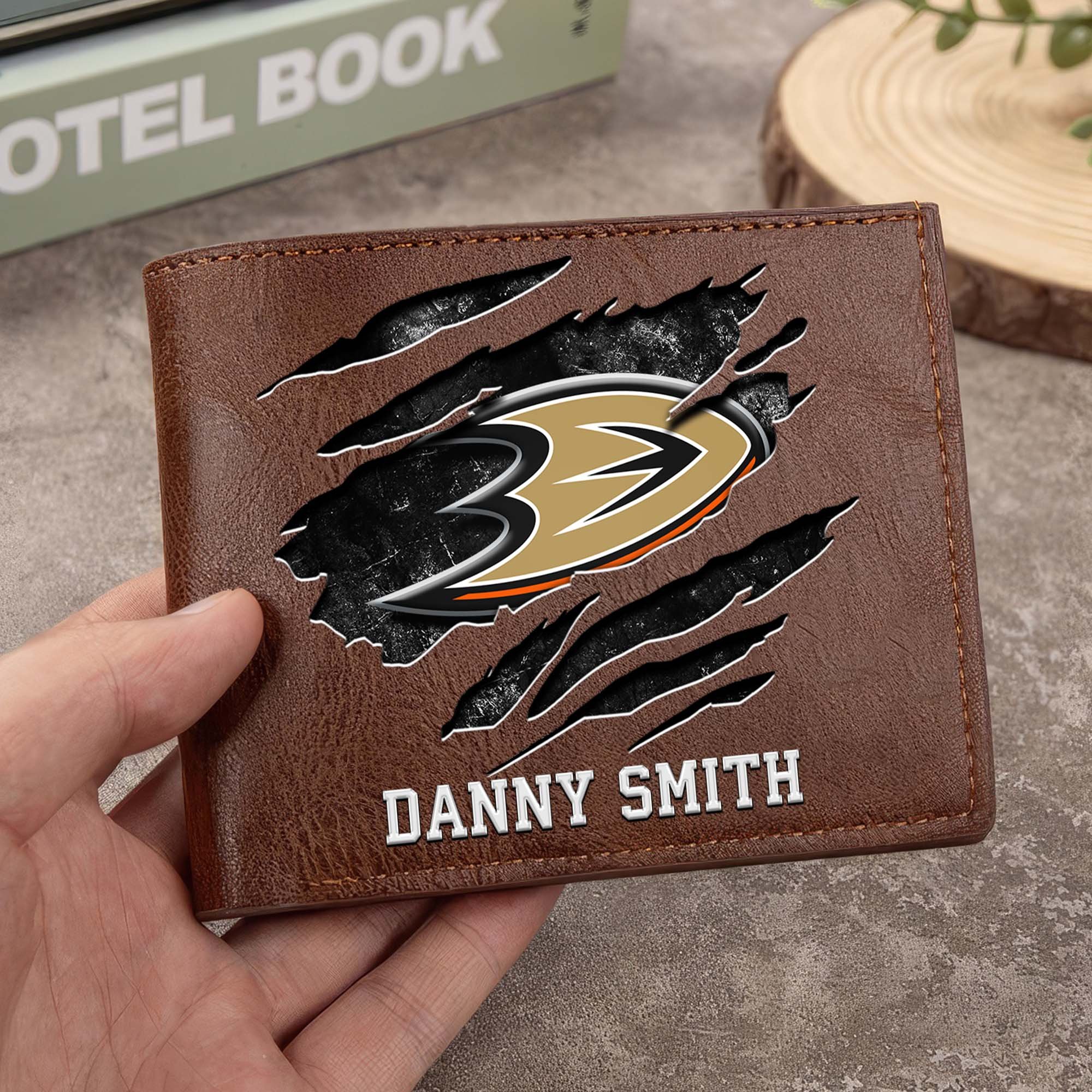 Sportswearmerch Anaheim Ducks NHL Folded Wallet For Fan