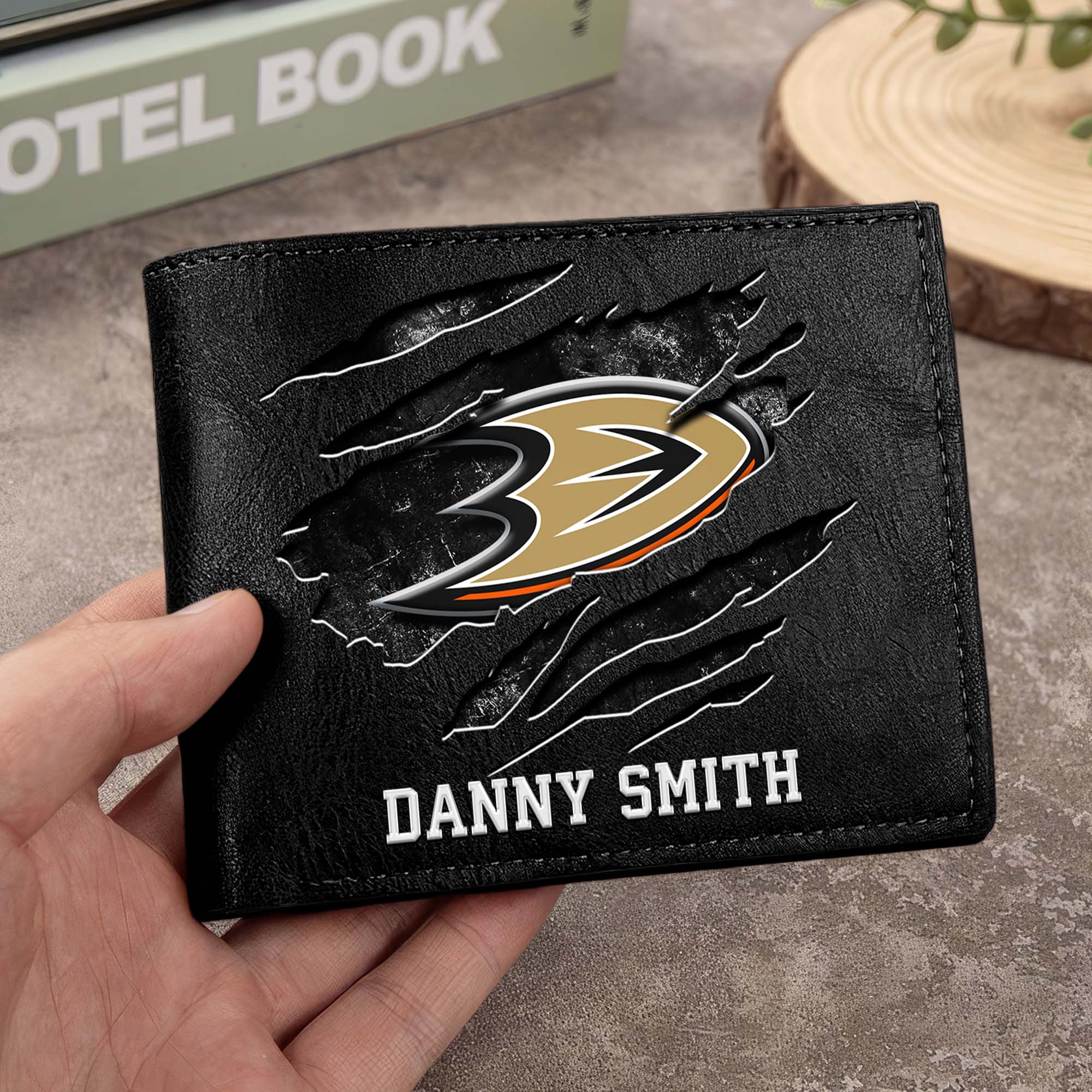 Sportswearmerch Anaheim Ducks NHL Men Wallet For Fan