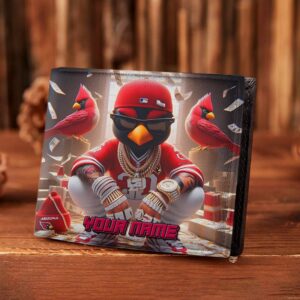 Sportswearmerch Arizona Cardinals NFL Folded Wallet Perfect Gift For Fan