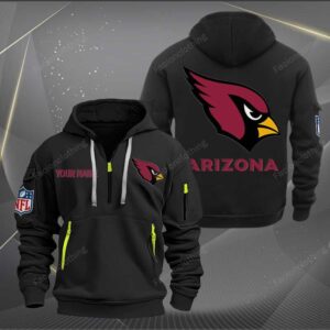Sportswearmerch Arizona Cardinals NFL Half Zip Hoodie For Fan