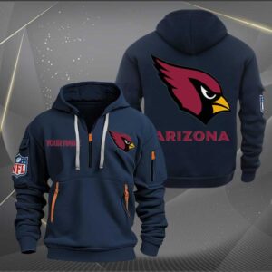Sportswearmerch Arizona Cardinals NFL Half Zip Hoodie For Fan