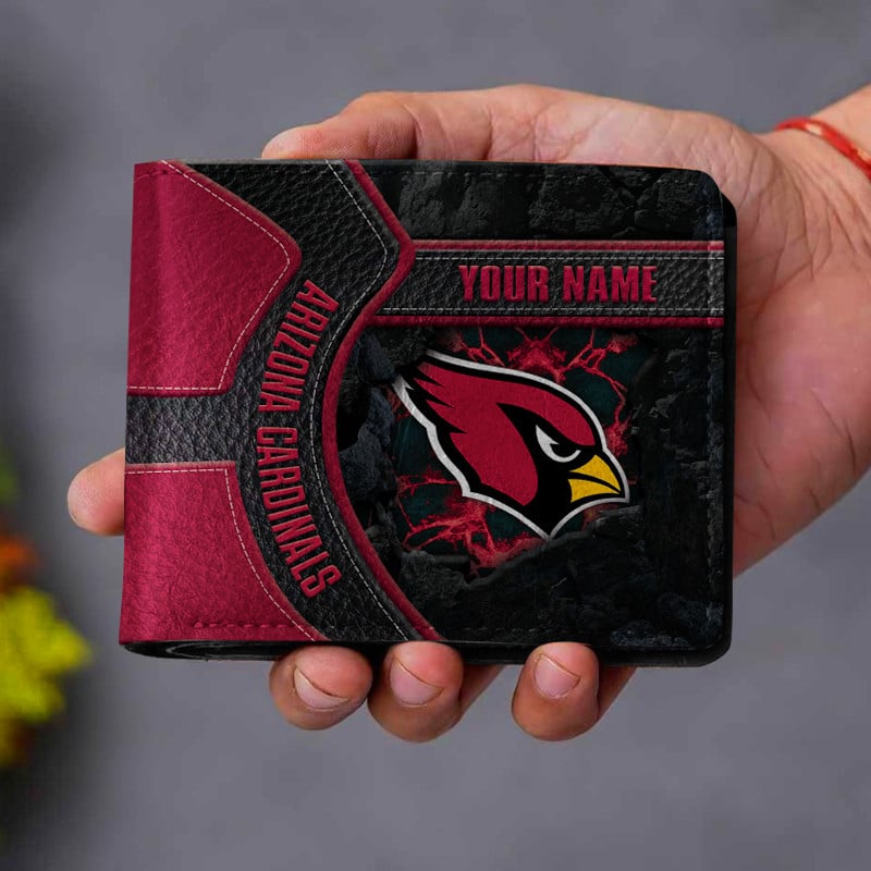 Sportswearmerch Arizona Cardinals NFL Men Folded Wallet Gift For Fans