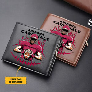 Sportswearmerch Arizona Cardinals NFL Personalized Men Wallet For Fan