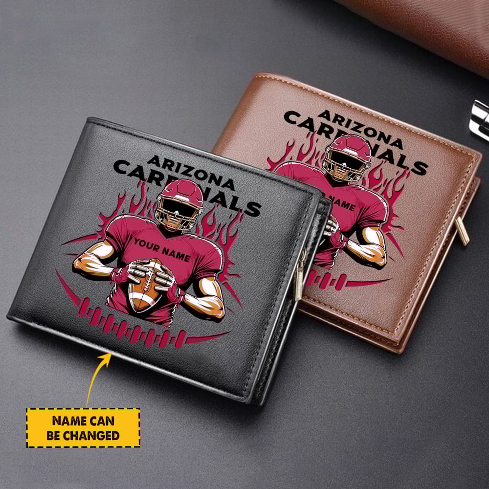 Sportswearmerch Arizona Cardinals NFL Personalized Men Wallet For Fan
