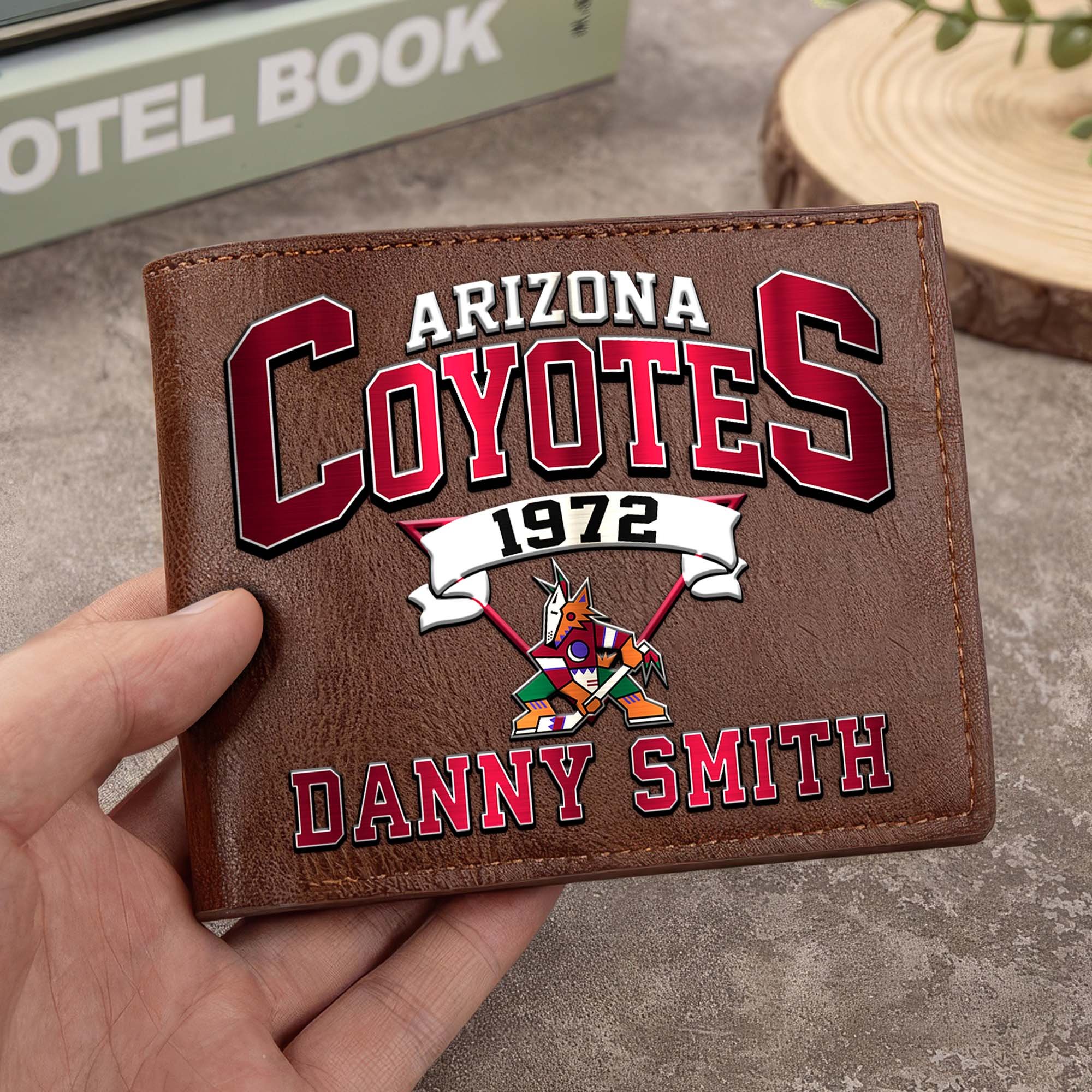 Sportswearmerch Arizona Coyotes NHL Folded Wallet For Fan