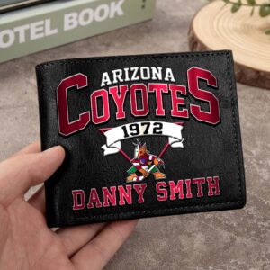 Sportswearmerch Arizona Coyotes NHL Folded Wallet For Fan