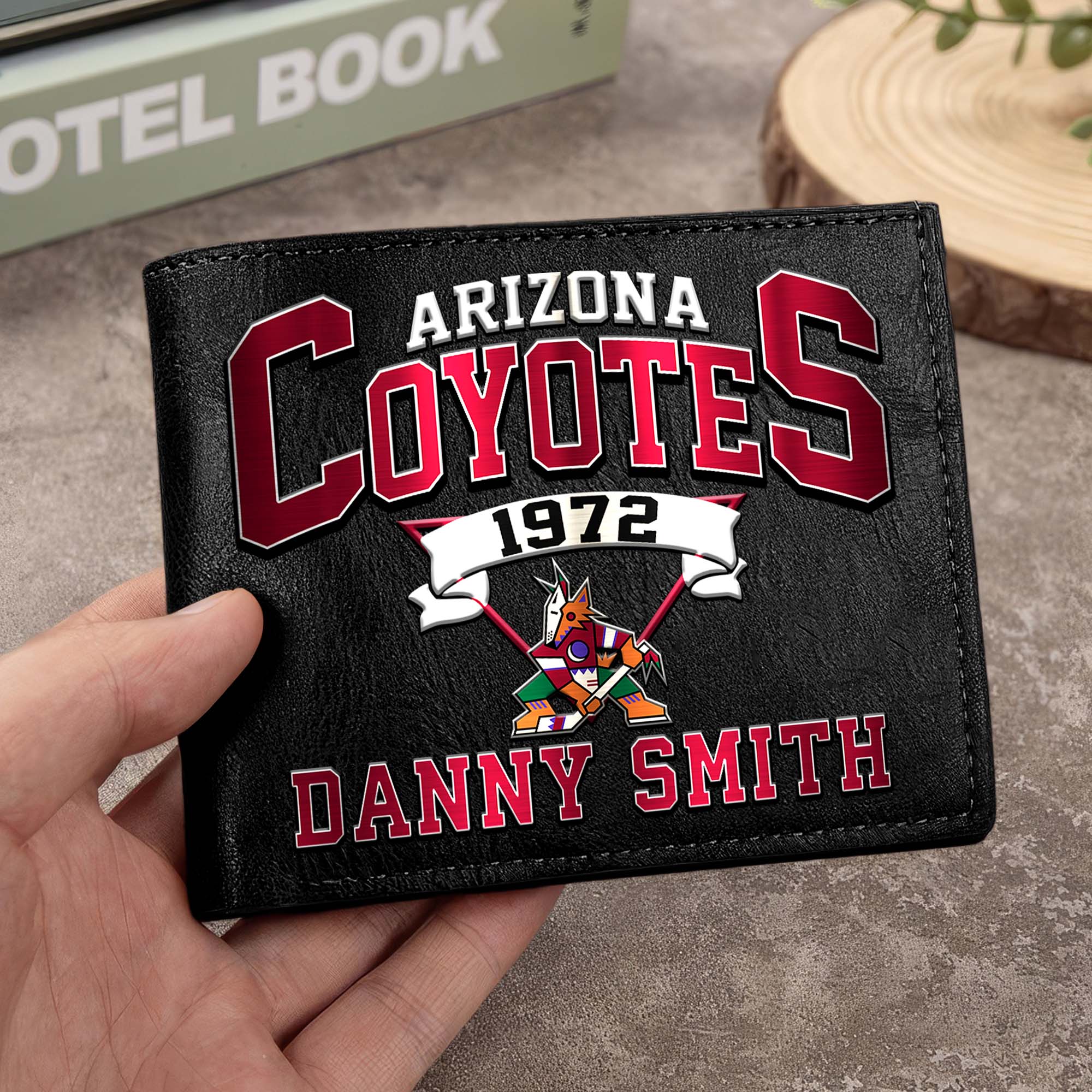 Sportswearmerch Arizona Coyotes NHL Folded Wallet For Fan