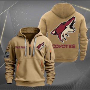 Sportswearmerch Arizona Coyotes NHL Half Zip Hoodie For Fan
