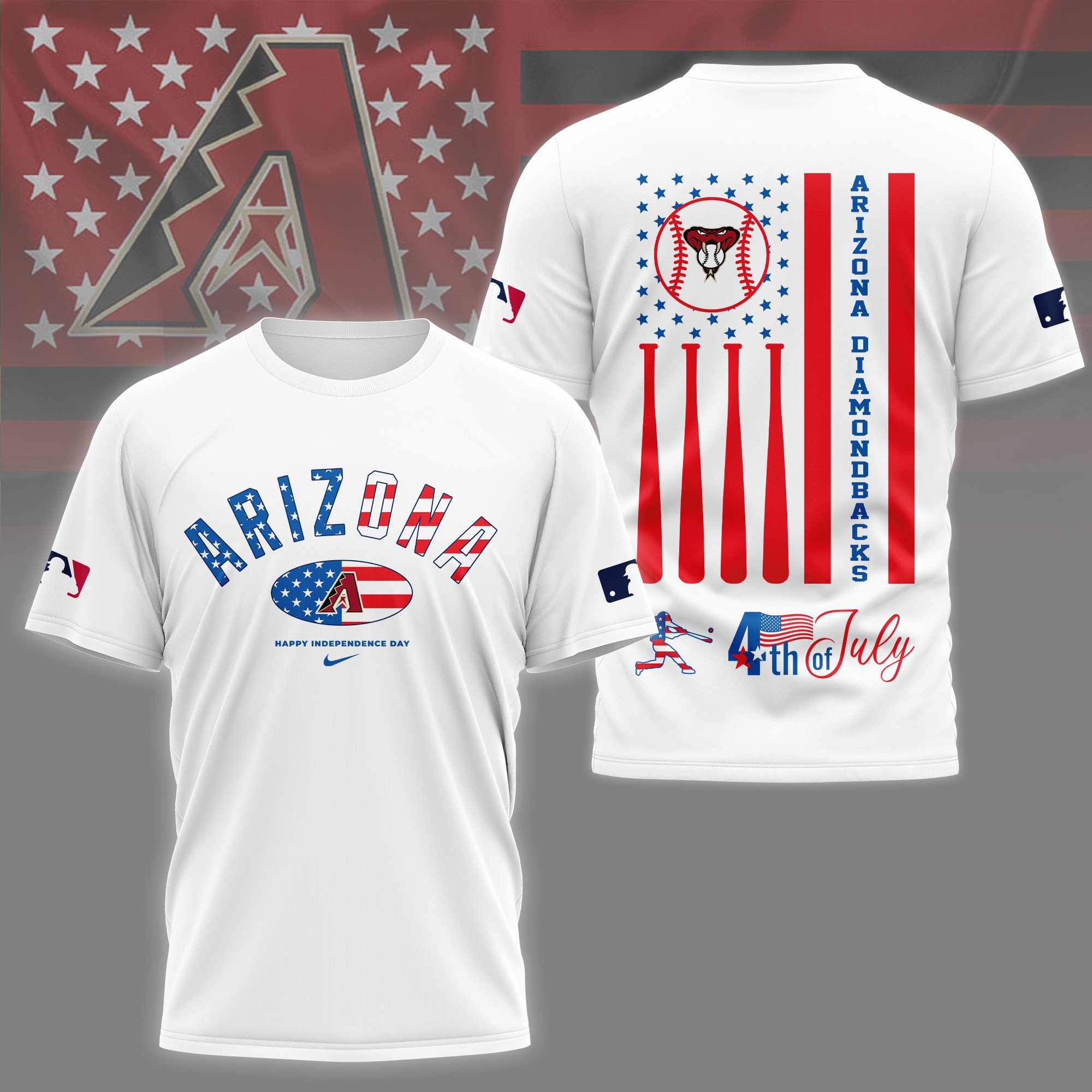 Sportswearmerch Arizona Diamondbacks MLB Personalized T-shirt For Fan