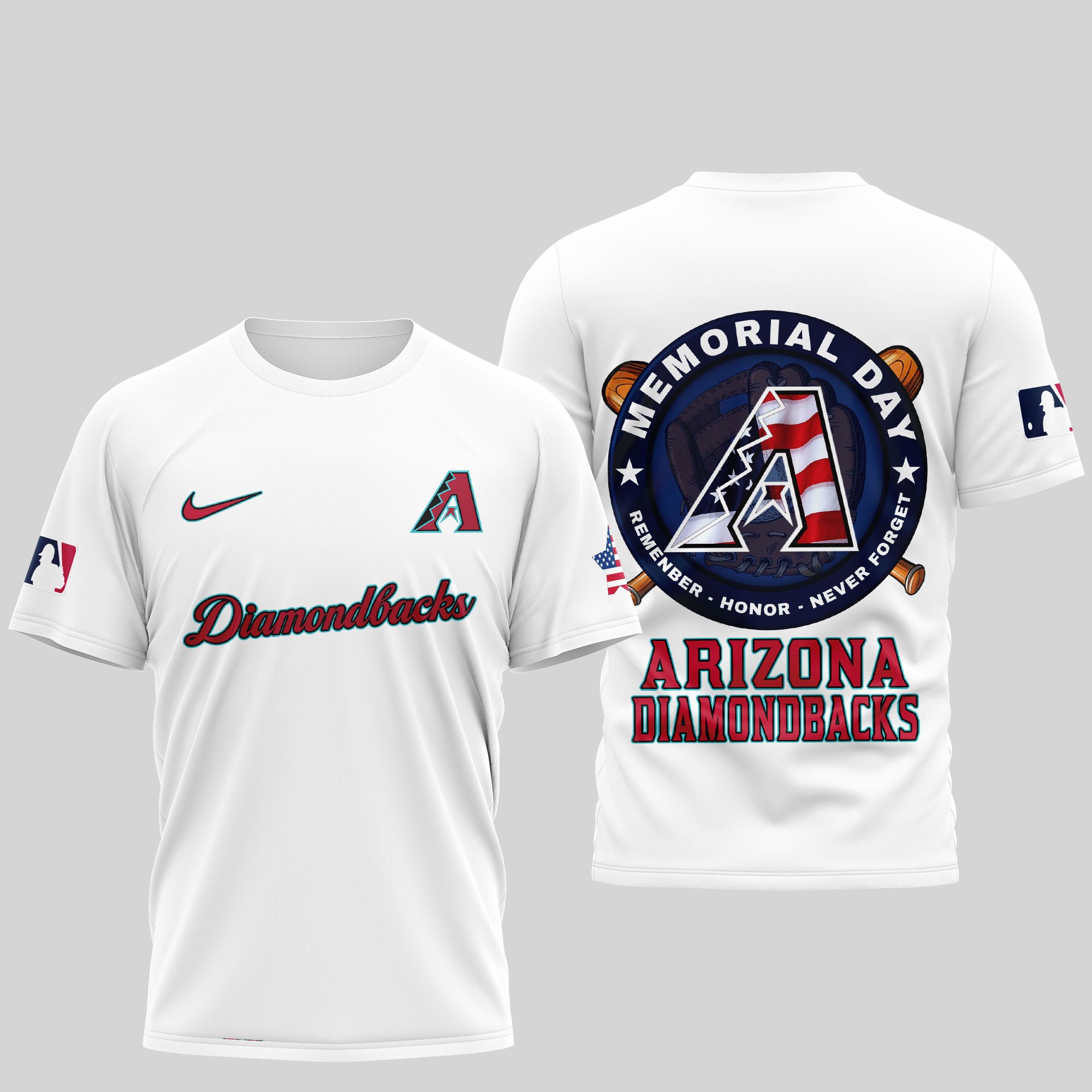 Sportswearmerch Arizona Diamondbacks MLB Personalized T-shirt For Fan
