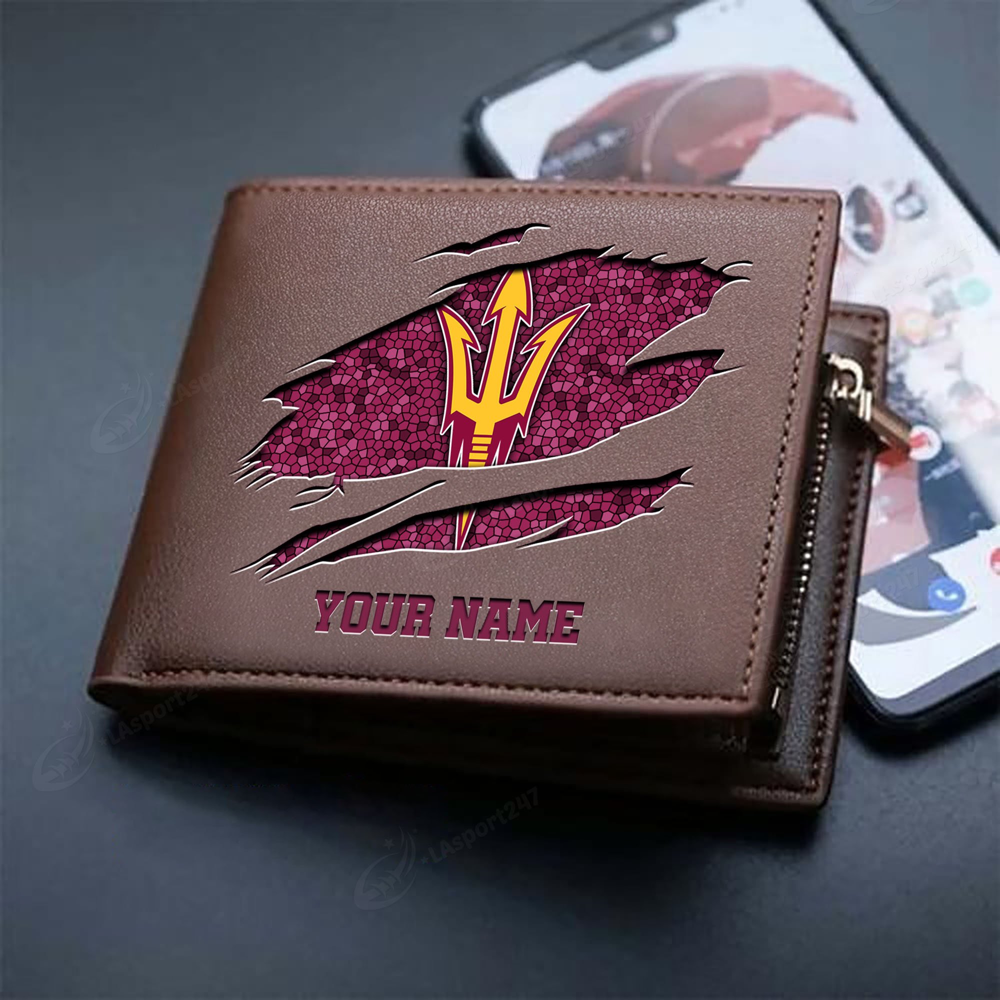 Sportswearmerch Arizona State Sun Devils NCAA Men Wallet For Fan