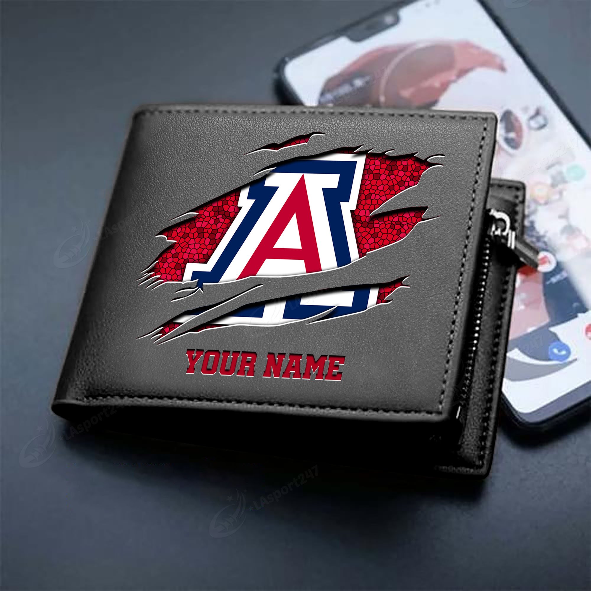 Sportswearmerch Arizona Wildcats NCAA Men Wallet For Fan