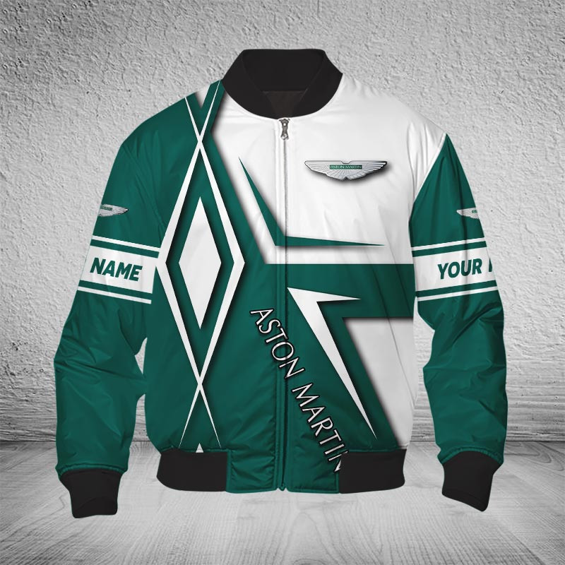Sportswearmerch Aston-Martin Car Bomber Jacket For Fan