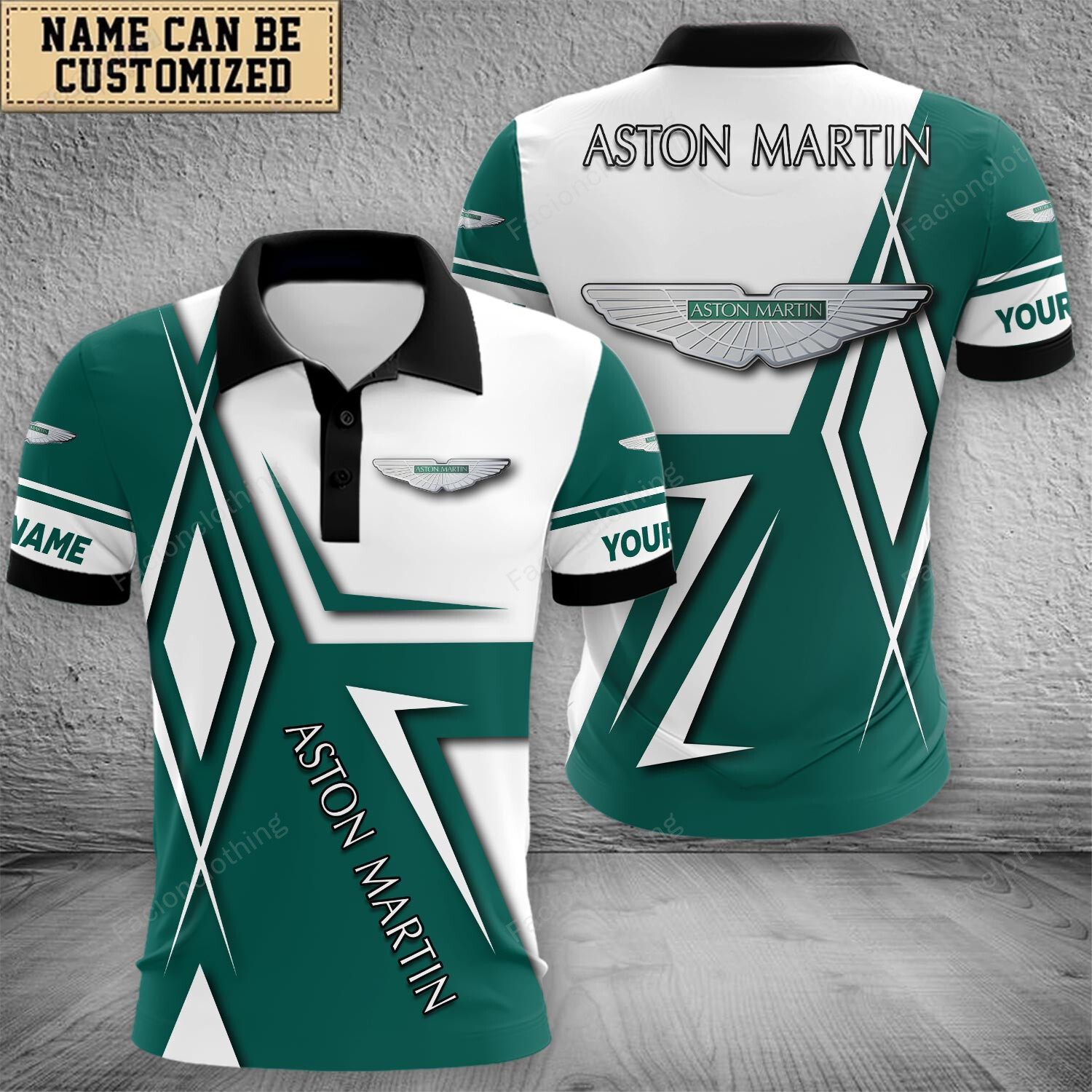Sportswearmerch Aston-Martin Car Polo Shirt For Fan