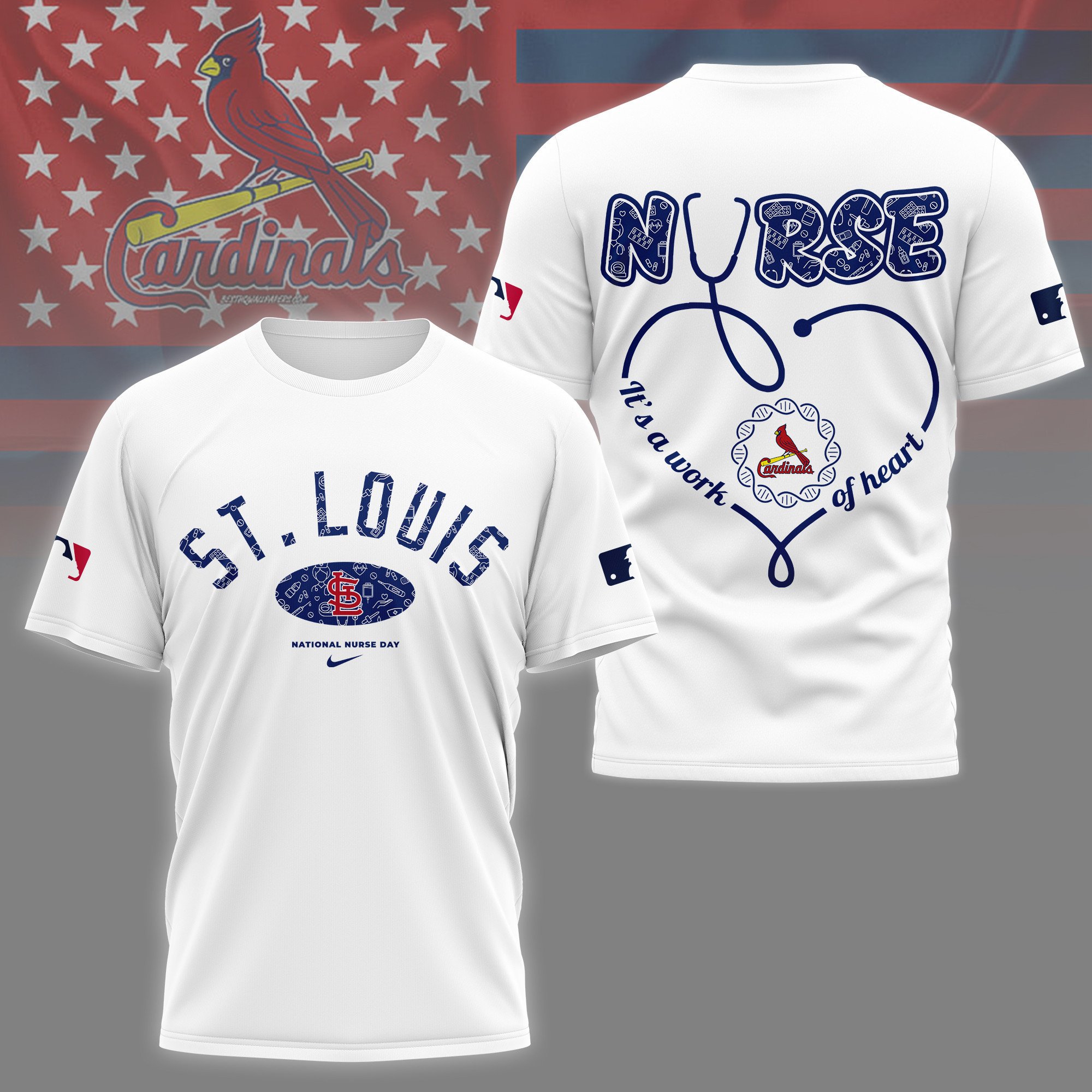 Sportswearmerch Atlanta Braves MLB Personalized T-shirt For Fan