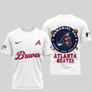 Sportswearmerch Atlanta Braves MLB Personalized T-shirt For Fan