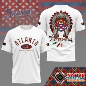 Sportswearmerch Atlanta Braves MLB Personalized T-shirt For Fan