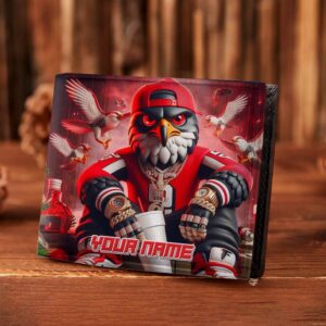 Sportswearmerch Atlanta Falcons NFL Folded Wallet Perfect Gift For Fan
