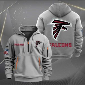 Sportswearmerch Atlanta Falcons NFL Half Zip Hoodie For Fan