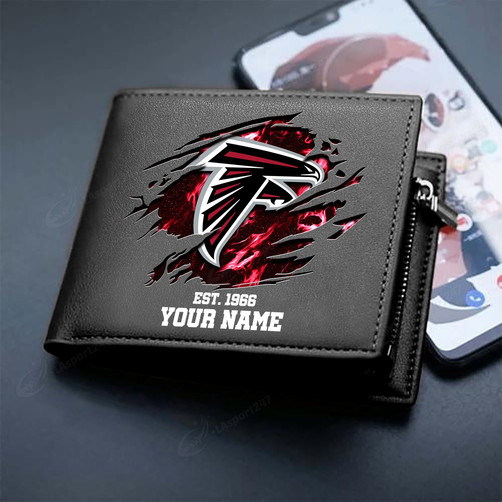 Sportswearmerch Atlanta Falcons NFL Men Wallet For Fan