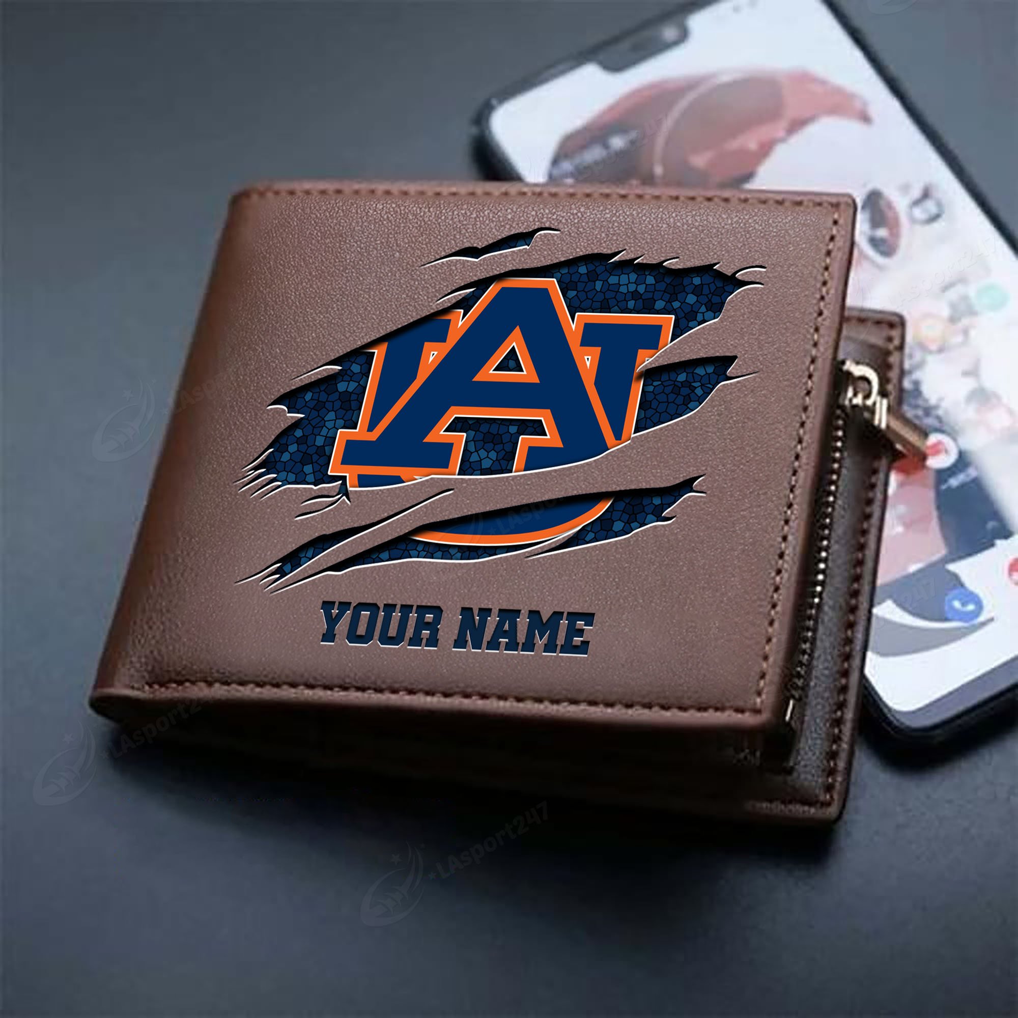 Sportswearmerch Auburn Tigers NCAA Men Wallet For Fan