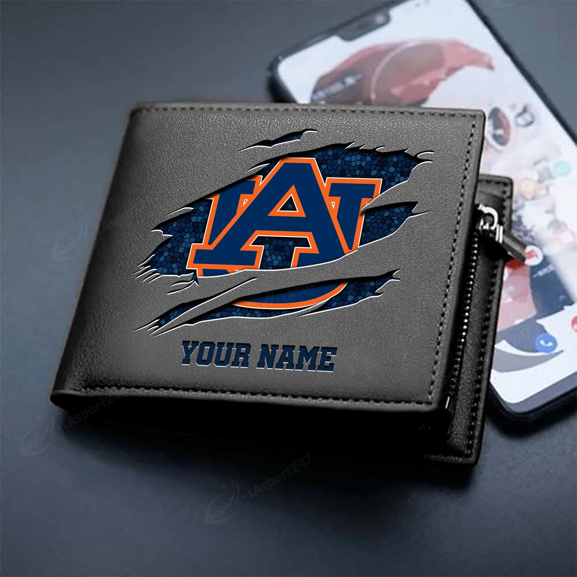 Sportswearmerch Auburn Tigers NCAA Men Wallet For Fan